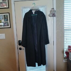 Men's 4x Black  Trench Coat